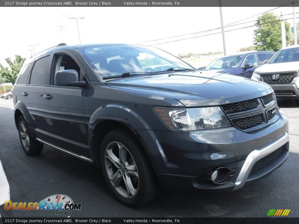 2017 Dodge Journey Crossroad AWD Bruiser Grey / Black Photo #5