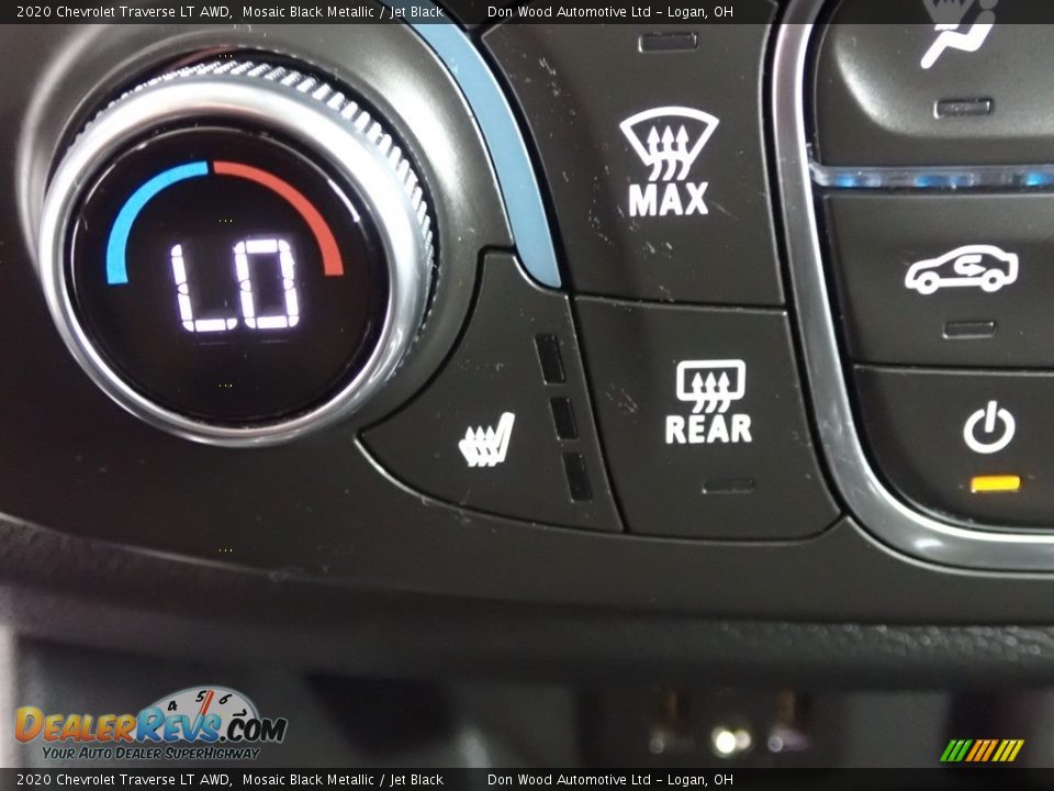 2020 Chevrolet Traverse LT AWD Mosaic Black Metallic / Jet Black Photo #4