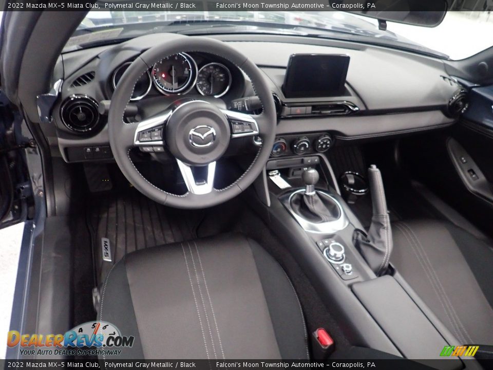 Black Interior - 2022 Mazda MX-5 Miata Club Photo #13