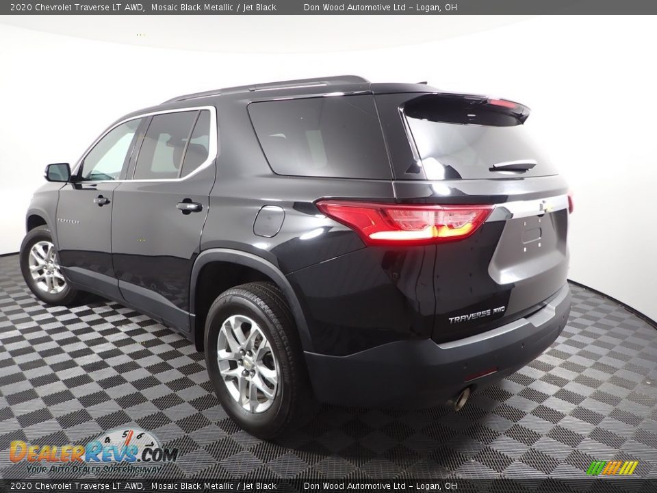 2020 Chevrolet Traverse LT AWD Mosaic Black Metallic / Jet Black Photo #7