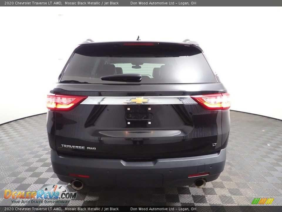 2020 Chevrolet Traverse LT AWD Mosaic Black Metallic / Jet Black Photo #8