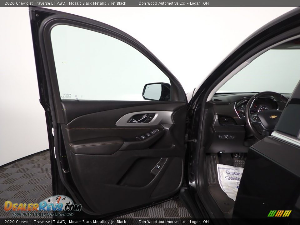 2020 Chevrolet Traverse LT AWD Mosaic Black Metallic / Jet Black Photo #12