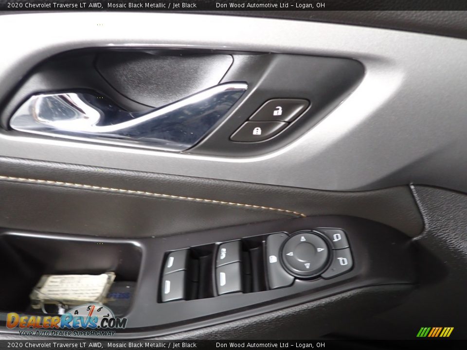 2020 Chevrolet Traverse LT AWD Mosaic Black Metallic / Jet Black Photo #13