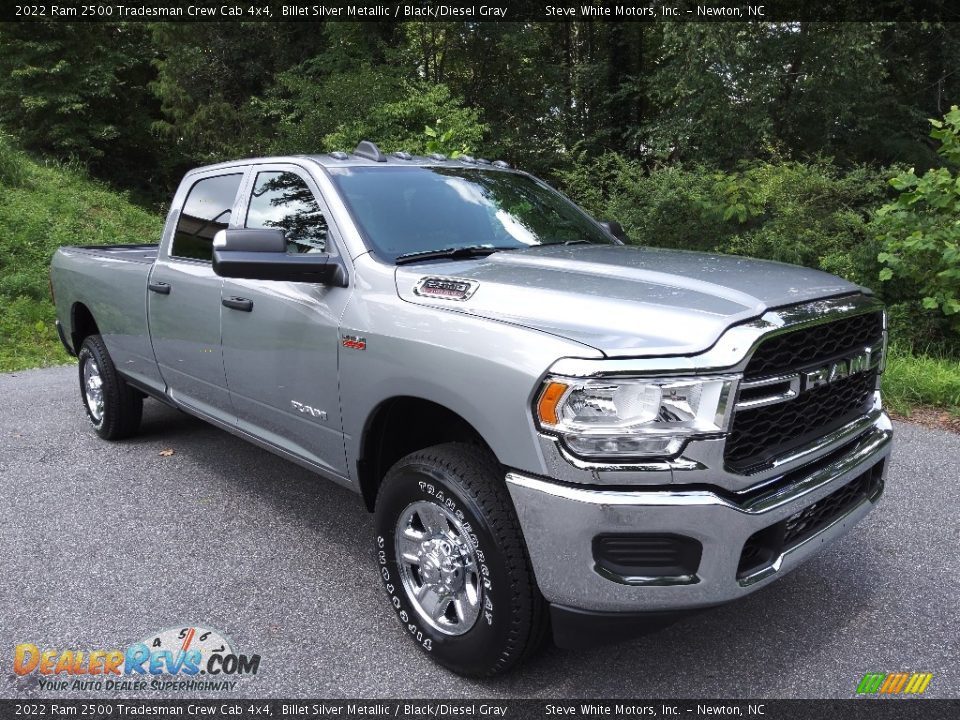 2022 Ram 2500 Tradesman Crew Cab 4x4 Billet Silver Metallic / Black/Diesel Gray Photo #4