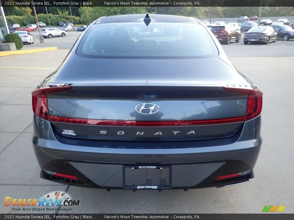 2022 Hyundai Sonata SEL Portofino Gray / Black Photo #3