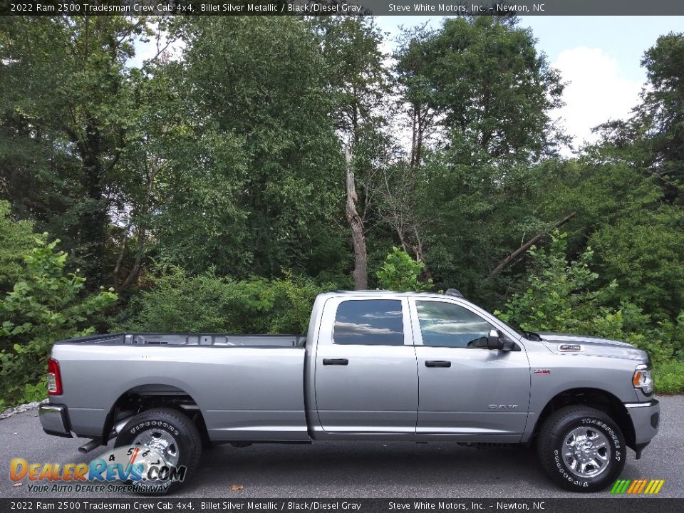 2022 Ram 2500 Tradesman Crew Cab 4x4 Billet Silver Metallic / Black/Diesel Gray Photo #5