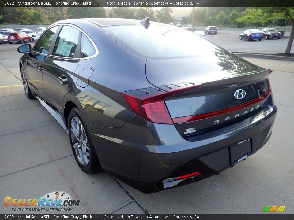 2022 Hyundai Sonata SEL Portofino Gray / Black Photo #4