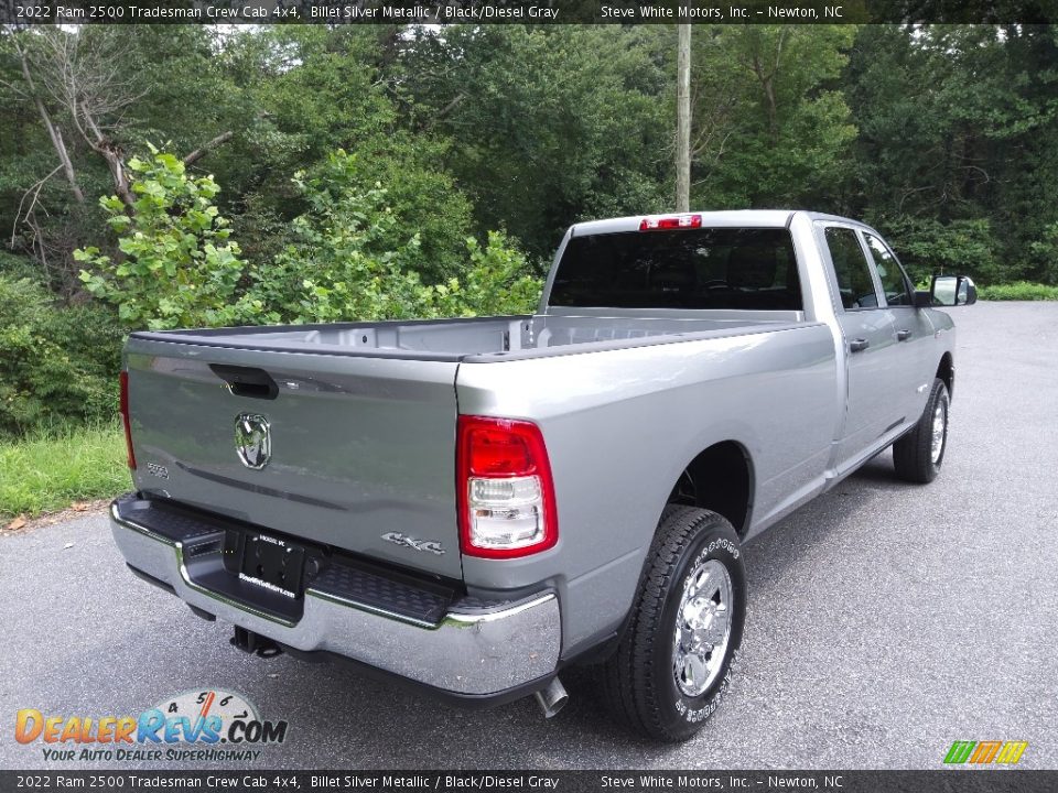 2022 Ram 2500 Tradesman Crew Cab 4x4 Billet Silver Metallic / Black/Diesel Gray Photo #6