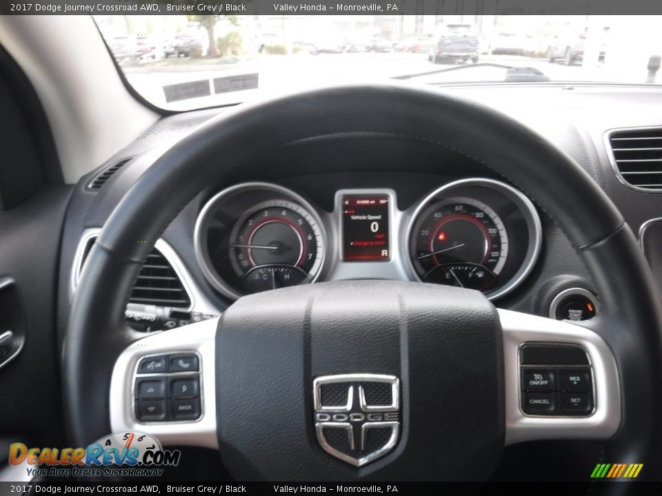 2017 Dodge Journey Crossroad AWD Bruiser Grey / Black Photo #20