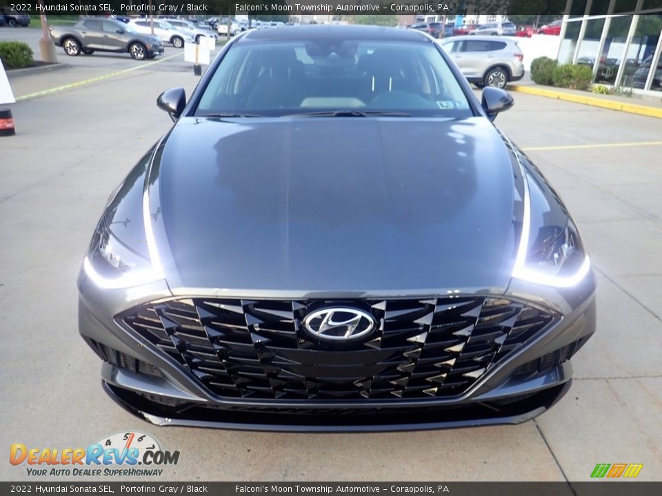 2022 Hyundai Sonata SEL Portofino Gray / Black Photo #7