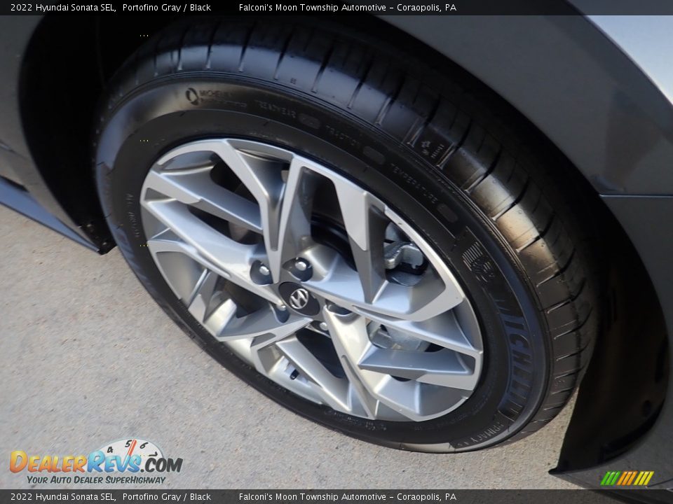 2022 Hyundai Sonata SEL Portofino Gray / Black Photo #9