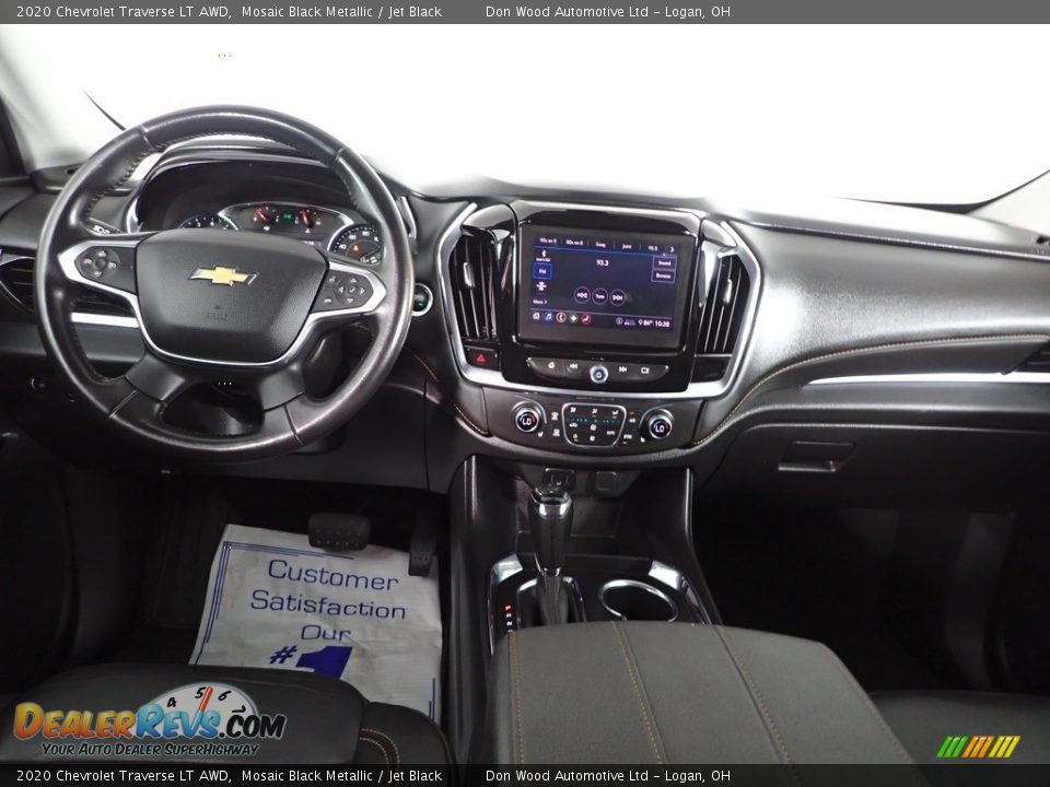 2020 Chevrolet Traverse LT AWD Mosaic Black Metallic / Jet Black Photo #26
