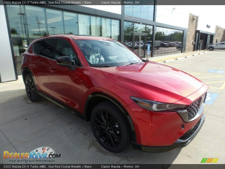 2022 Mazda CX-5 Turbo AWD Soul Red Crystal Metallic / Black Photo #1