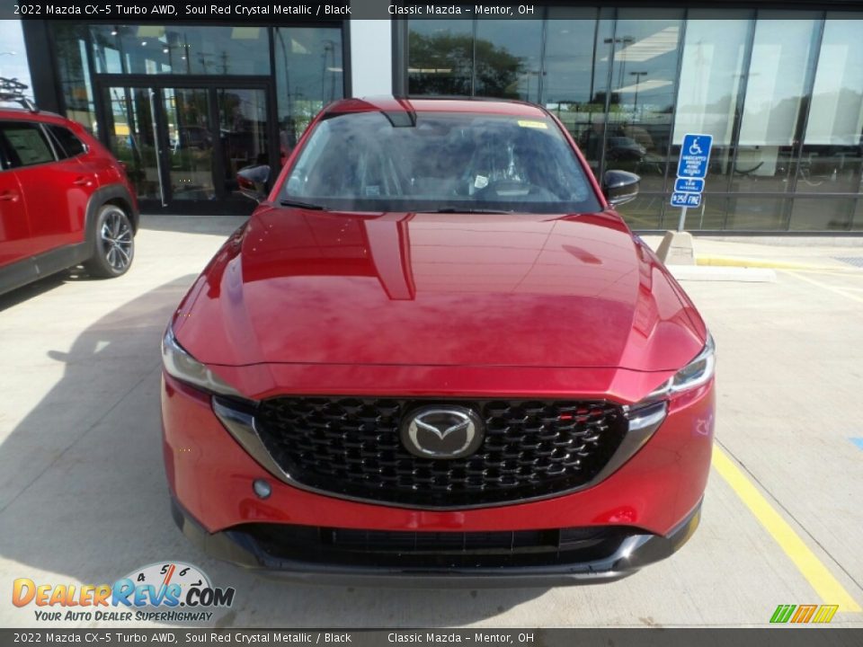 2022 Mazda CX-5 Turbo AWD Soul Red Crystal Metallic / Black Photo #2