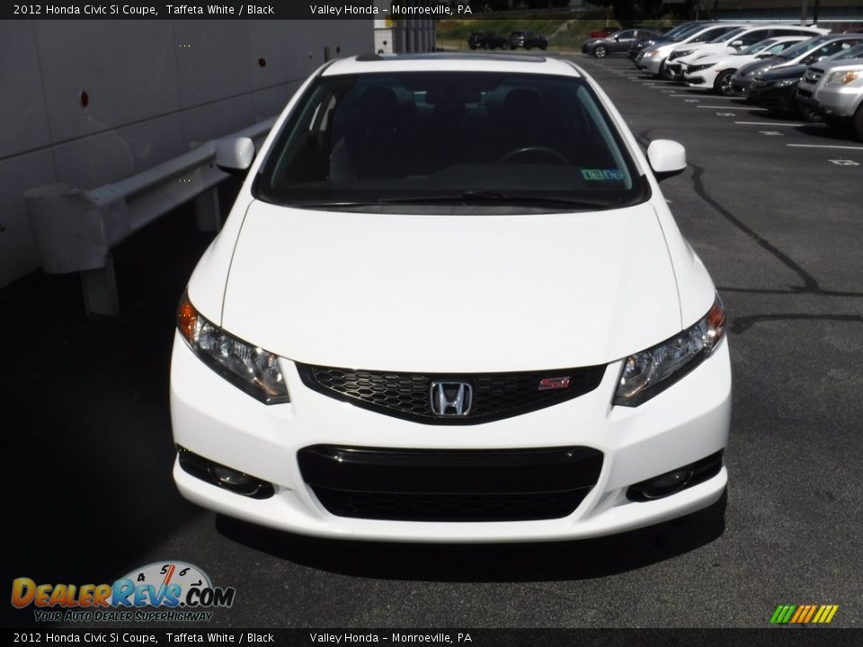 2012 Honda Civic Si Coupe Taffeta White / Black Photo #5