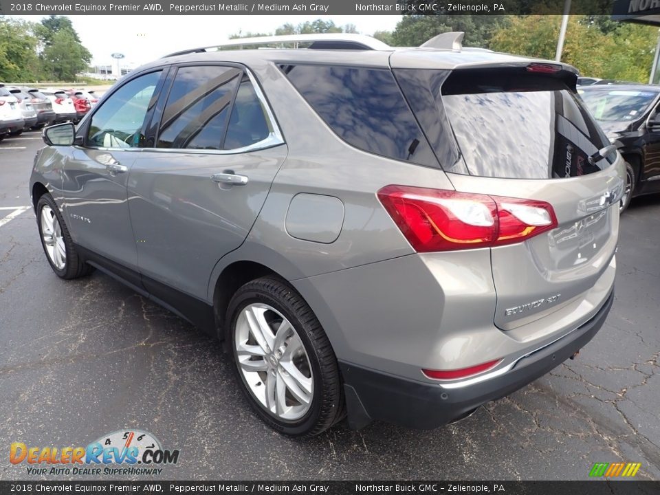 2018 Chevrolet Equinox Premier AWD Pepperdust Metallic / Medium Ash Gray Photo #3