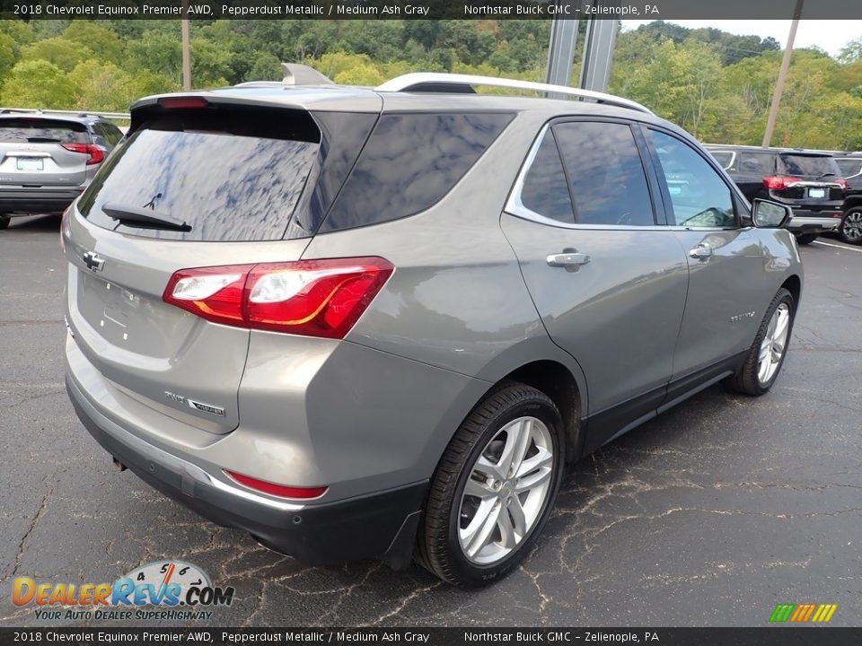 2018 Chevrolet Equinox Premier AWD Pepperdust Metallic / Medium Ash Gray Photo #6