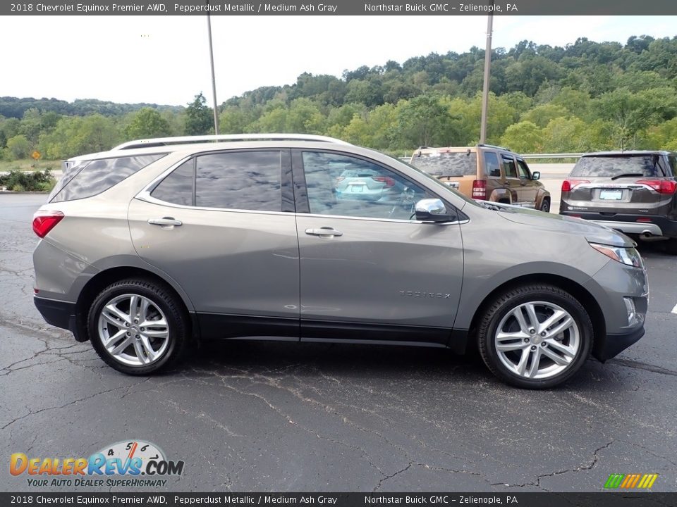 2018 Chevrolet Equinox Premier AWD Pepperdust Metallic / Medium Ash Gray Photo #8