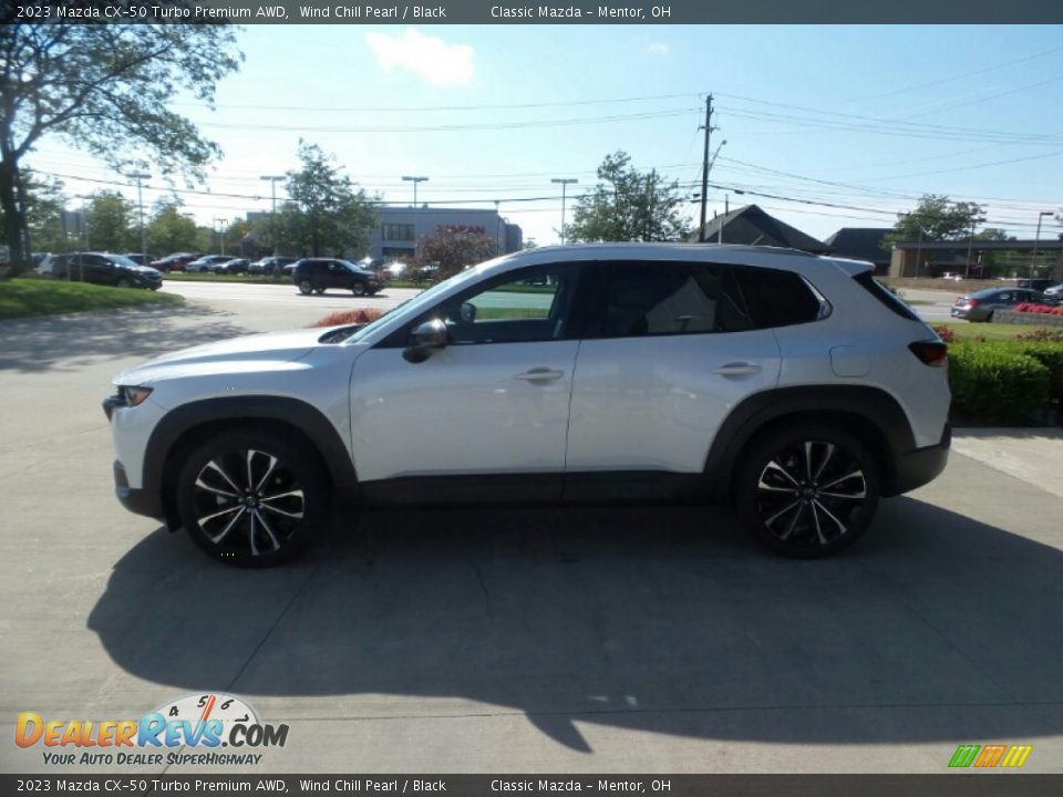 2023 Mazda CX-50 Turbo Premium AWD Wind Chill Pearl / Black Photo #6