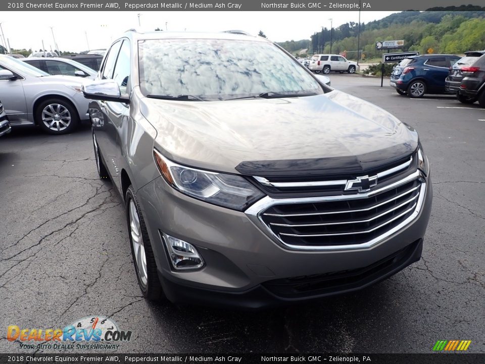 2018 Chevrolet Equinox Premier AWD Pepperdust Metallic / Medium Ash Gray Photo #10