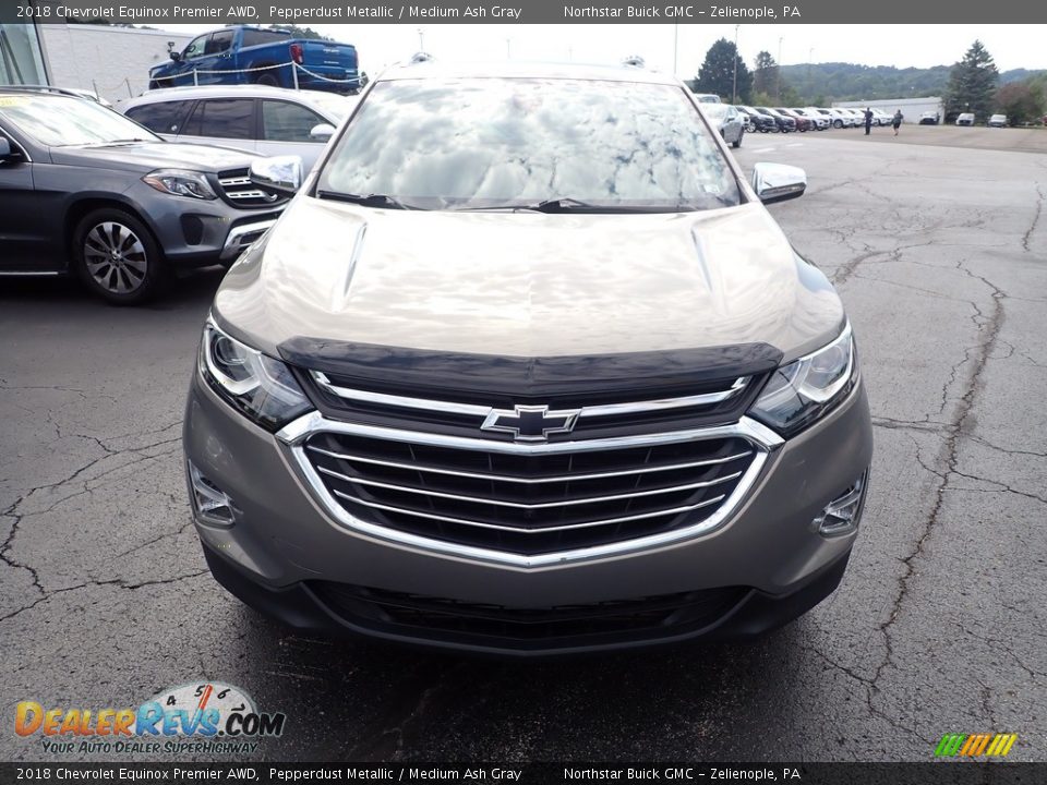 2018 Chevrolet Equinox Premier AWD Pepperdust Metallic / Medium Ash Gray Photo #11