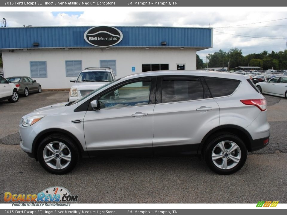 2015 Ford Escape SE Ingot Silver Metallic / Medium Light Stone Photo #2