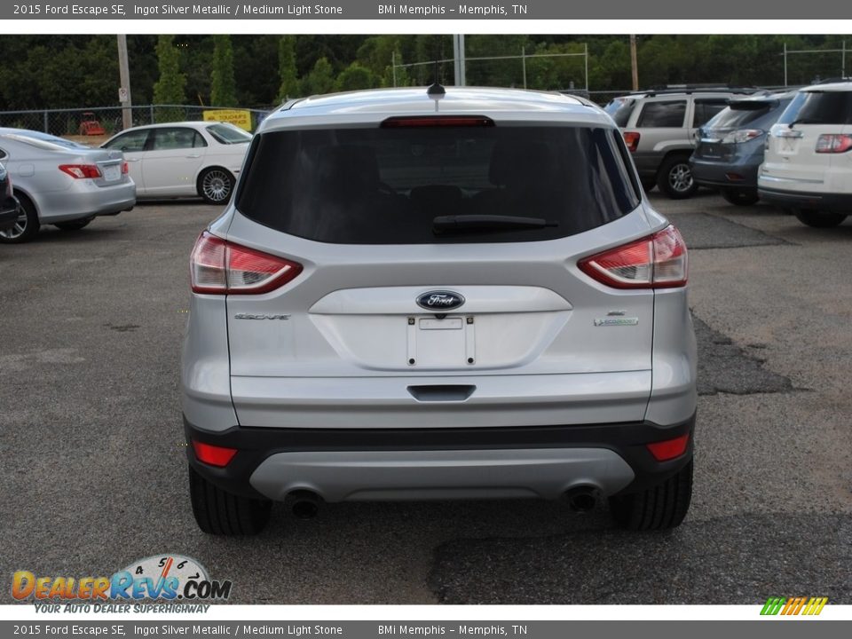 2015 Ford Escape SE Ingot Silver Metallic / Medium Light Stone Photo #4