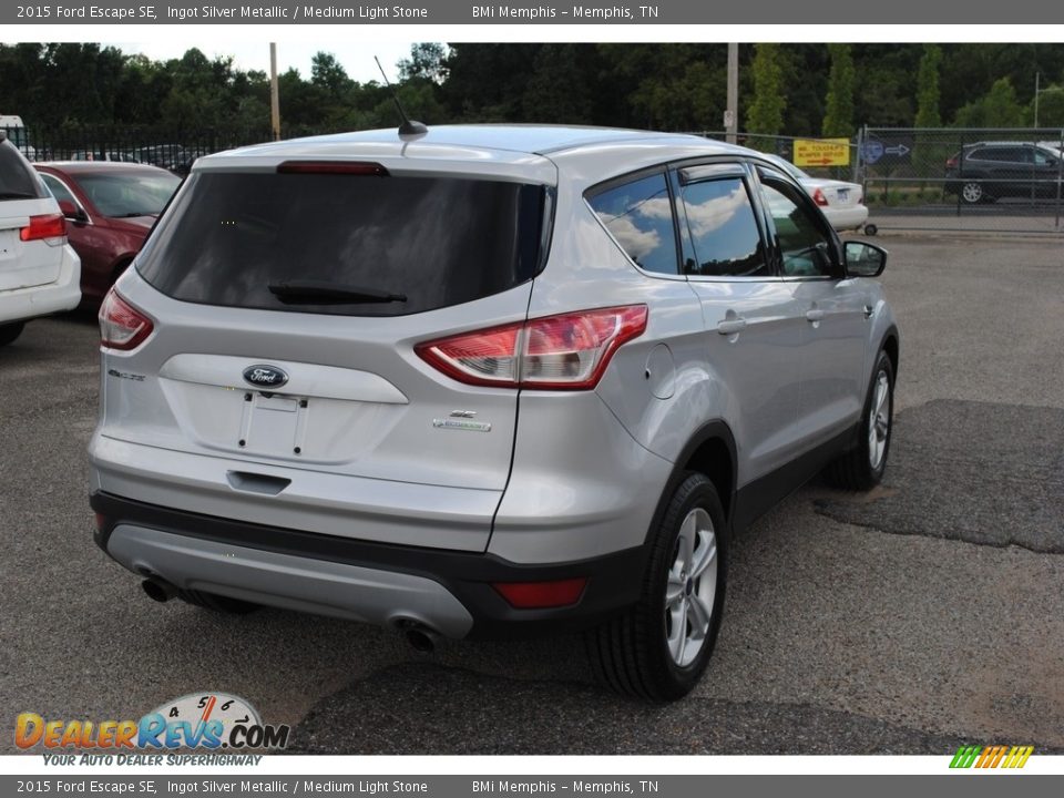 2015 Ford Escape SE Ingot Silver Metallic / Medium Light Stone Photo #5