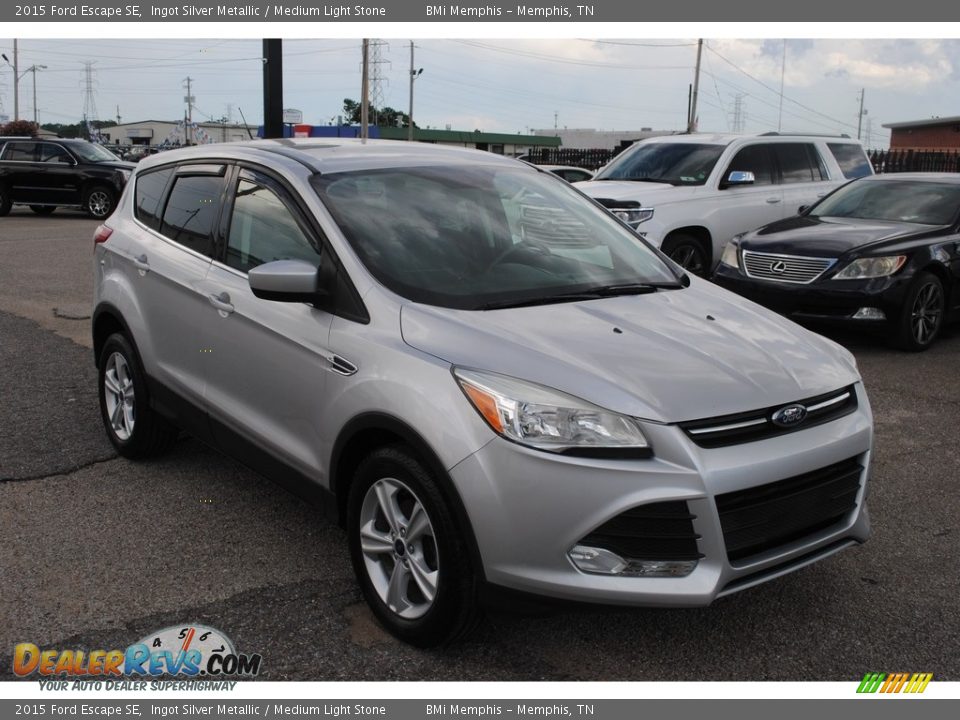 2015 Ford Escape SE Ingot Silver Metallic / Medium Light Stone Photo #7