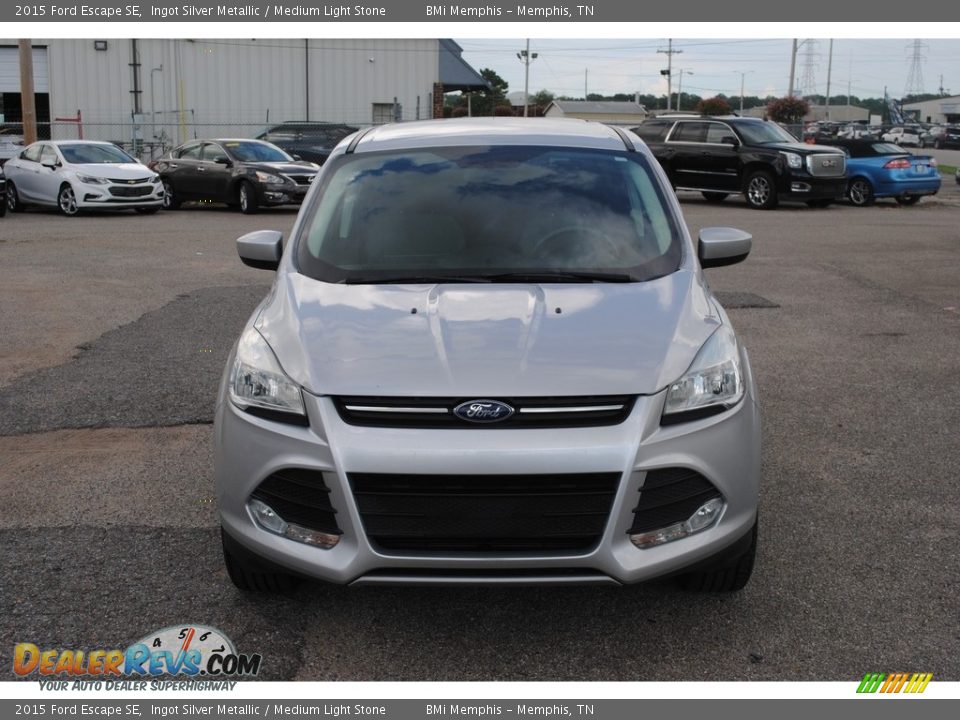 2015 Ford Escape SE Ingot Silver Metallic / Medium Light Stone Photo #8