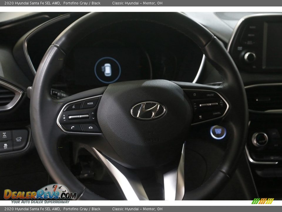 2020 Hyundai Santa Fe SEL AWD Portofino Gray / Black Photo #7