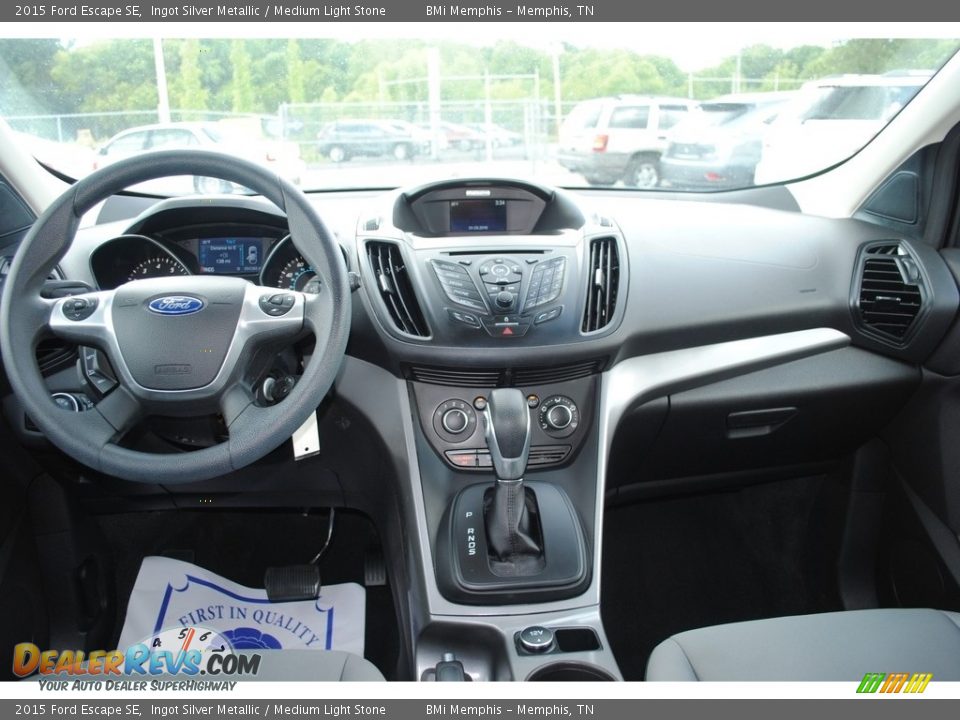 2015 Ford Escape SE Ingot Silver Metallic / Medium Light Stone Photo #9