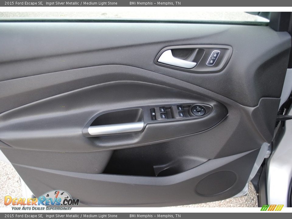 2015 Ford Escape SE Ingot Silver Metallic / Medium Light Stone Photo #10