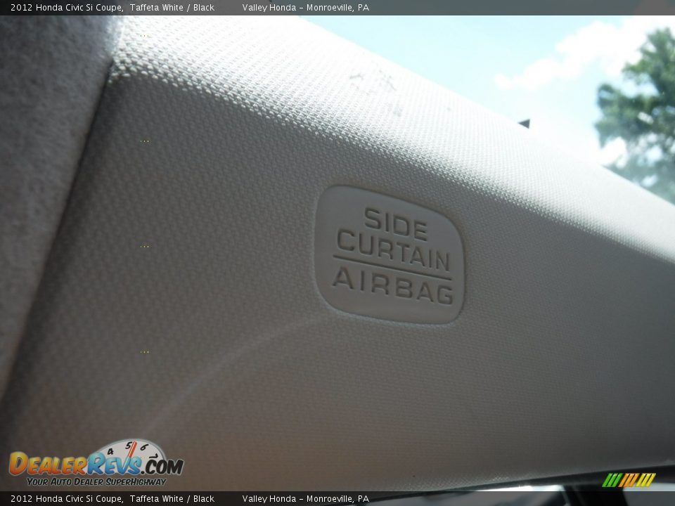 2012 Honda Civic Si Coupe Taffeta White / Black Photo #21