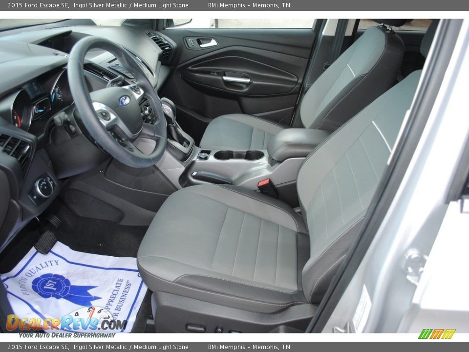 2015 Ford Escape SE Ingot Silver Metallic / Medium Light Stone Photo #11