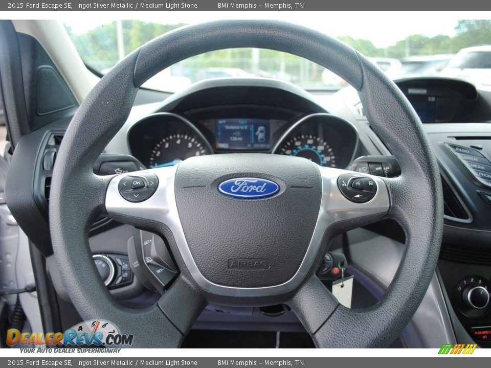 2015 Ford Escape SE Ingot Silver Metallic / Medium Light Stone Photo #12