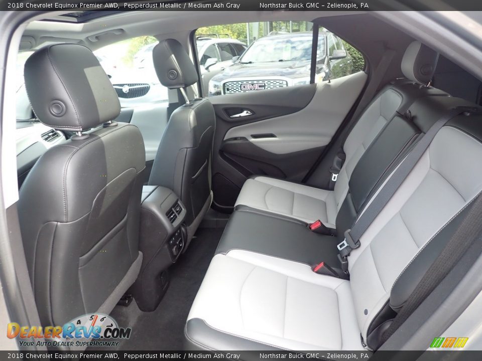 2018 Chevrolet Equinox Premier AWD Pepperdust Metallic / Medium Ash Gray Photo #17