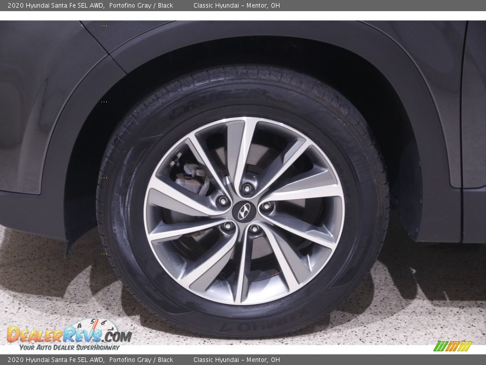 2020 Hyundai Santa Fe SEL AWD Portofino Gray / Black Photo #19