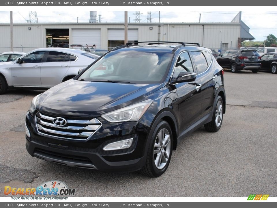 2013 Hyundai Santa Fe Sport 2.0T AWD Twilight Black / Gray Photo #1