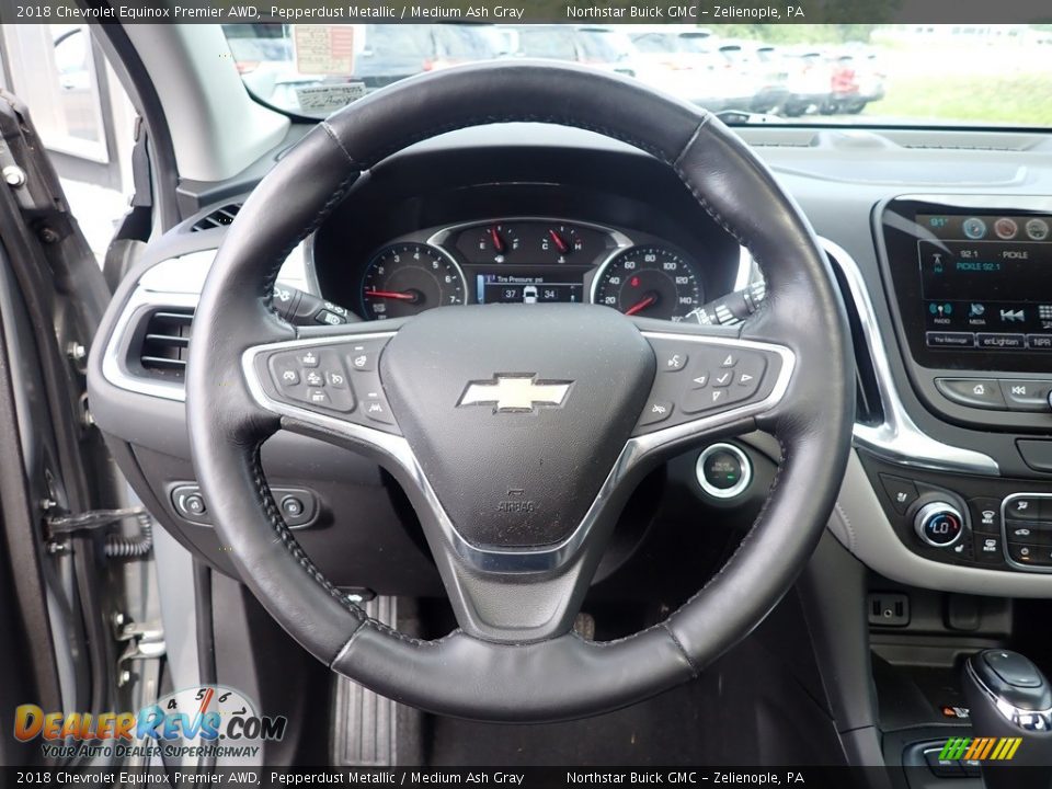 2018 Chevrolet Equinox Premier AWD Pepperdust Metallic / Medium Ash Gray Photo #28