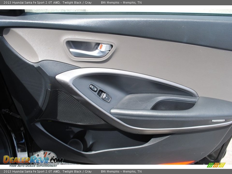 2013 Hyundai Santa Fe Sport 2.0T AWD Twilight Black / Gray Photo #27