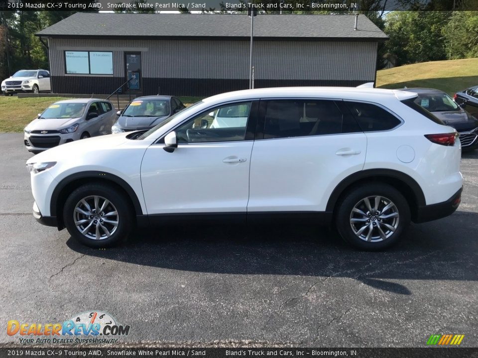 2019 Mazda CX-9 Touring AWD Snowflake White Pearl Mica / Sand Photo #1