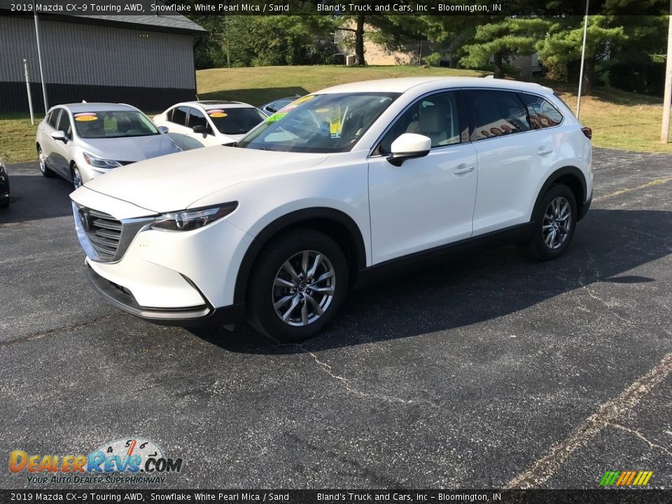 2019 Mazda CX-9 Touring AWD Snowflake White Pearl Mica / Sand Photo #2