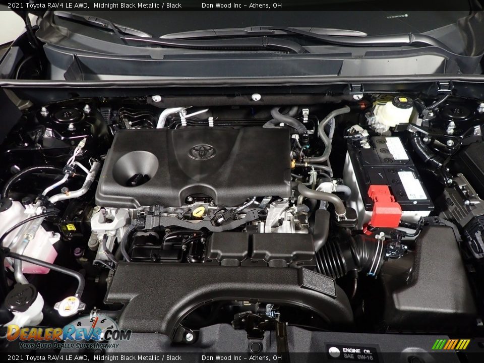 2021 Toyota RAV4 LE AWD Midnight Black Metallic / Black Photo #6