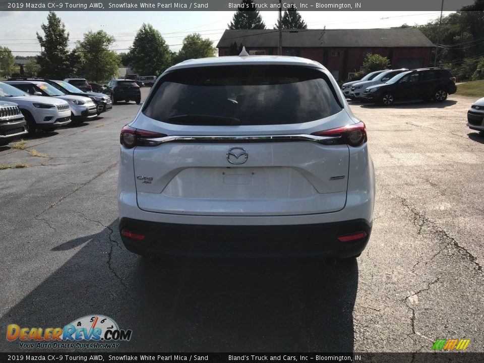 2019 Mazda CX-9 Touring AWD Snowflake White Pearl Mica / Sand Photo #7