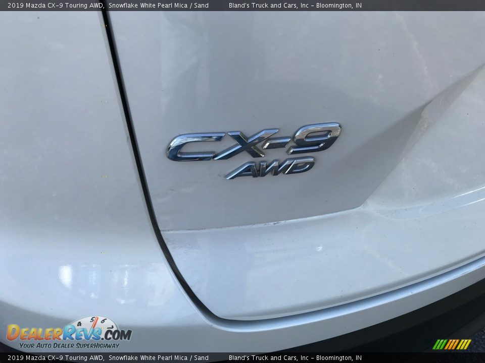 2019 Mazda CX-9 Touring AWD Snowflake White Pearl Mica / Sand Photo #9