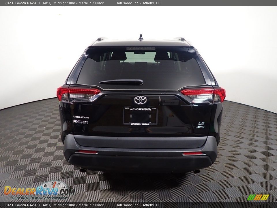 2021 Toyota RAV4 LE AWD Midnight Black Metallic / Black Photo #11
