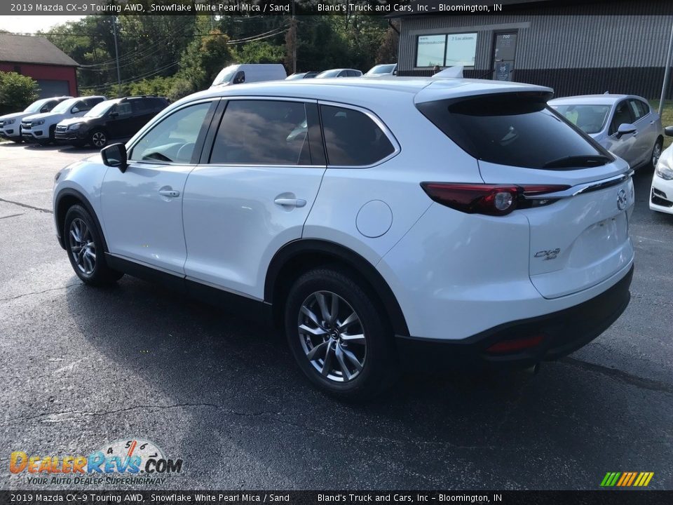 2019 Mazda CX-9 Touring AWD Snowflake White Pearl Mica / Sand Photo #13