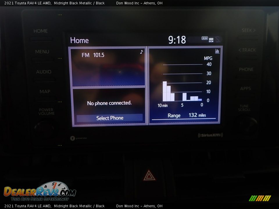 2021 Toyota RAV4 LE AWD Midnight Black Metallic / Black Photo #22