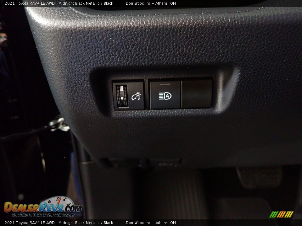 2021 Toyota RAV4 LE AWD Midnight Black Metallic / Black Photo #27